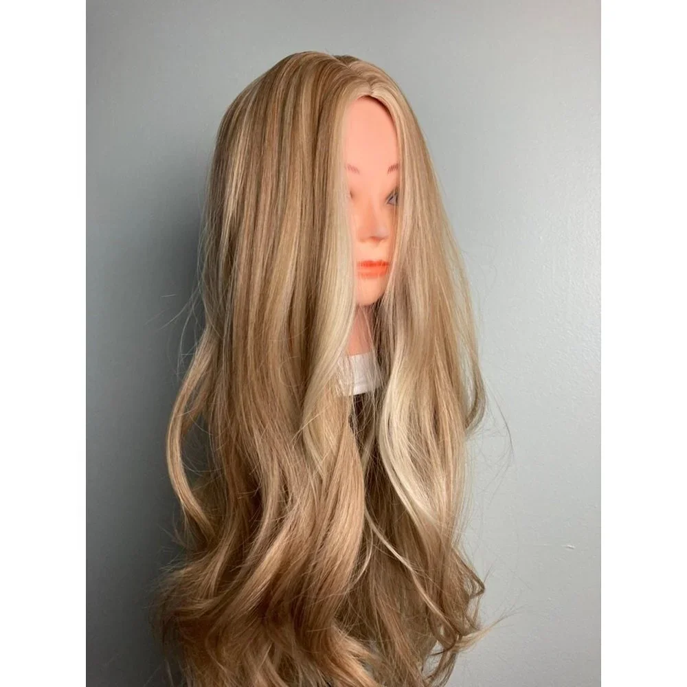 Blonde Wig Middle Part Wig